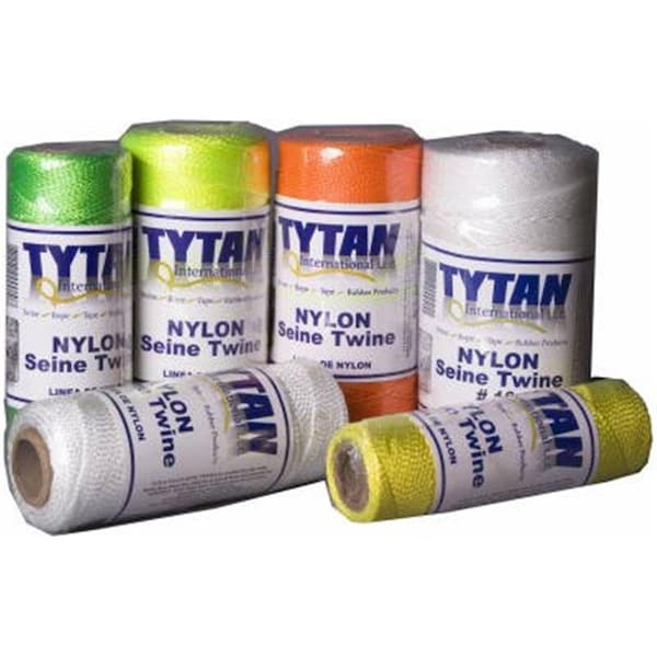Tytan International TST181W Nylon Twisted Seine Twine; White - 18 in. x 1000 ft. TST181W - main